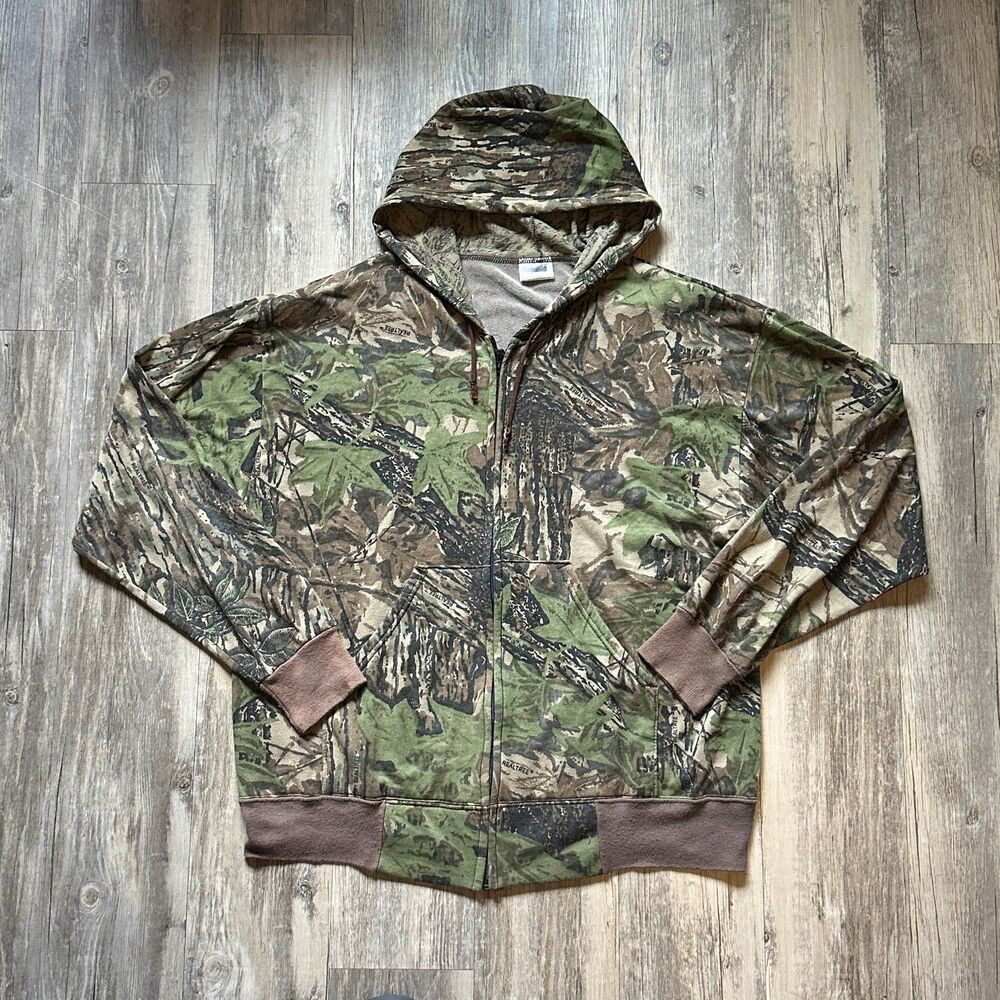 Ace Sportswear Realtree Hoodie Full Zip Size XL
